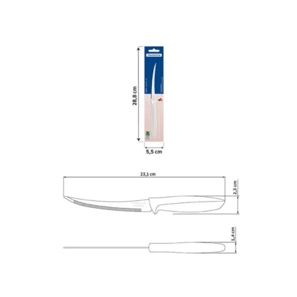 Cuchillo Tramontina Ultracorte blanco
